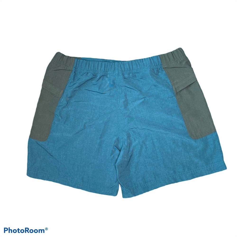 IBEX Athletic Shorts Large Green Gray Nylon Hiking - Picture 2 of 6